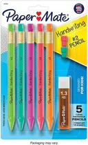 Comprar 5 Lapices Mecanicos Colores Punta 1,3 Mm Papermate + Minas