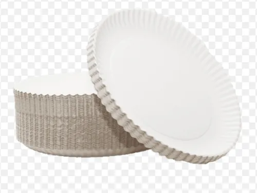 ▷ 100 Platos, cartón biodegradable gama Pure redondo Ø 20 cm