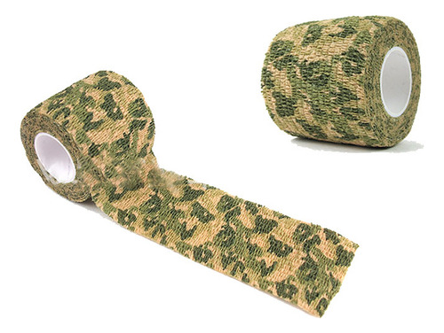Cinta De Camuflaje Elástica Autoadhesiva No Tejida De 1.styl