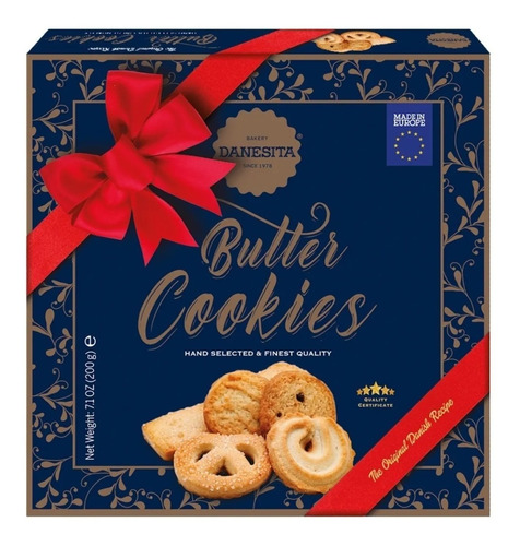 Biscoito Importado Butter Cookies Danish Danesita 200g