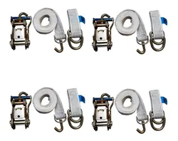 Comprar Kit 4 Guincheiro Plataforma 5ton Cinta 5mts +catraca + Alças no Mercado Livre