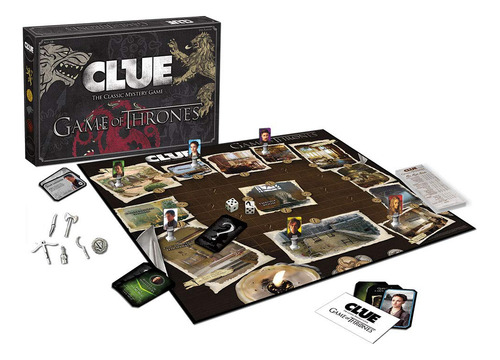 Jogo De Tabuleiro Usaopoly Clue | Produtos Oficiais De Game