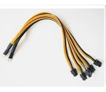 Comprar Cable Ramal 6 Pin De 5 Conectores Macho Para Fuente De Poder