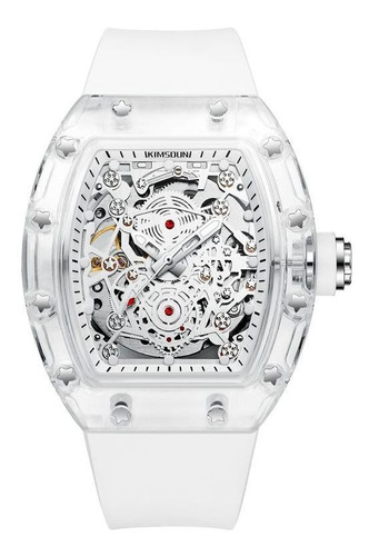 Relógios Kimsdun K-2015a, transparentes, casuais, impermeáveis
