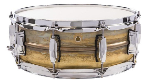 Caixa Bateria Ludwig Supraphonic Rawbrass 14x5 Made In Usa