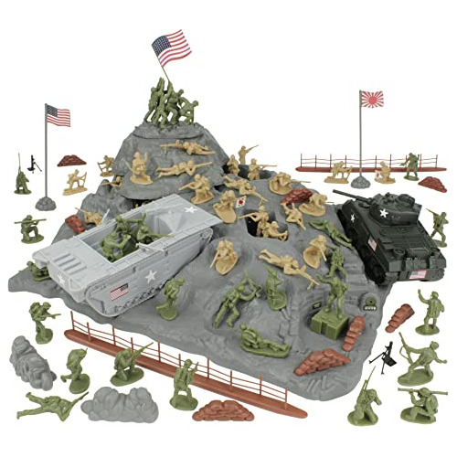Bmc Ww2 Iwo Jima Plástico Ejército Hombres - Isla, Lzm4y