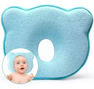 Almohada Para Bebé Recién Nacido Forma De Oso Suave Y Calida