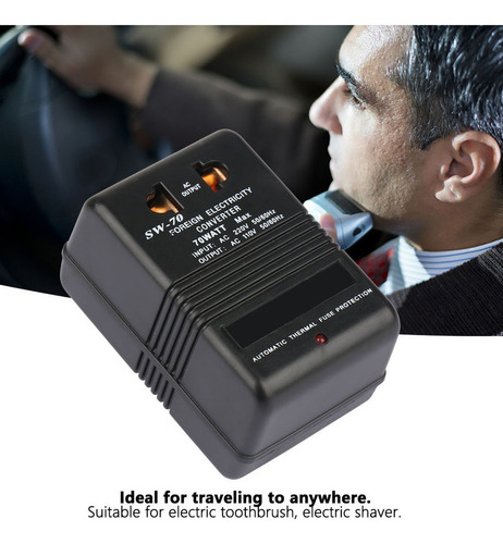 Conversor De Tensão De 220v Para 110v Step Down 70w