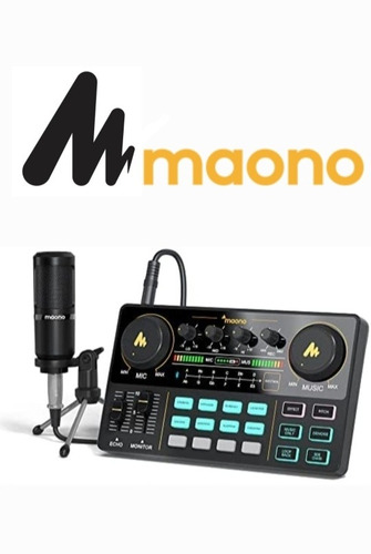 Maono Maonocaster Lite - Interfaz De Audio Micrófono Condens