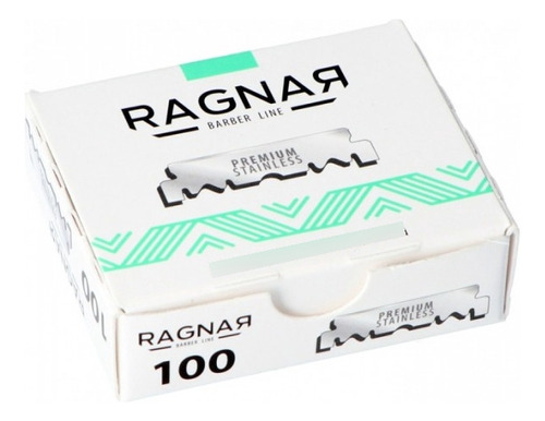 Ragnar Caja De Filos Hoja Navaja Afeitar Barberia X100 07164
