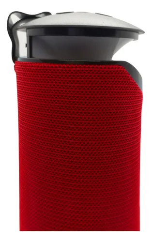 Parlante Bluetooth Recargable Luz Rgb/usb/tf/fm Rojo