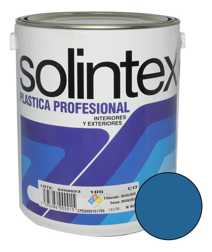 Pintura Caucho Prof 1g Azul Firmamento Solintex