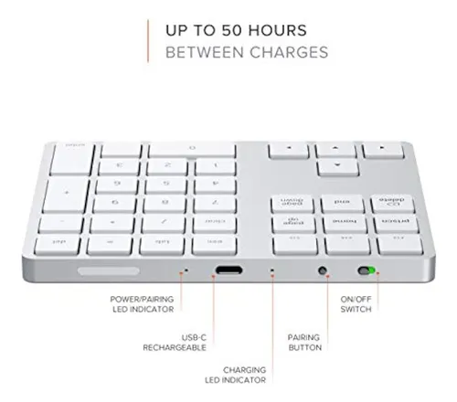 Satechi Teclado Numérico Extendido Bluetooth