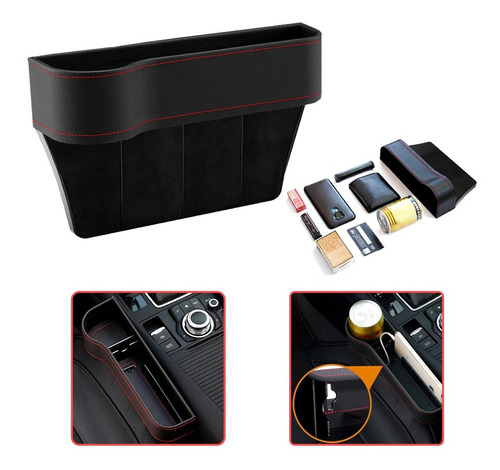 Caja Organizadora Para Asiento De Conductor De Para Auto Color Negro A la derecha