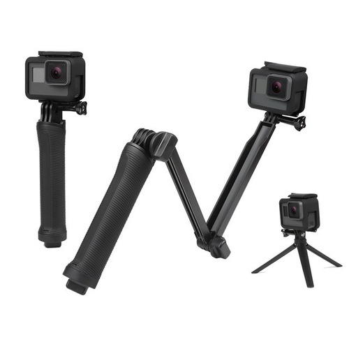 Hero 5 6 7 Black Estanque Preta Way Tripé Peito Cabeça Base