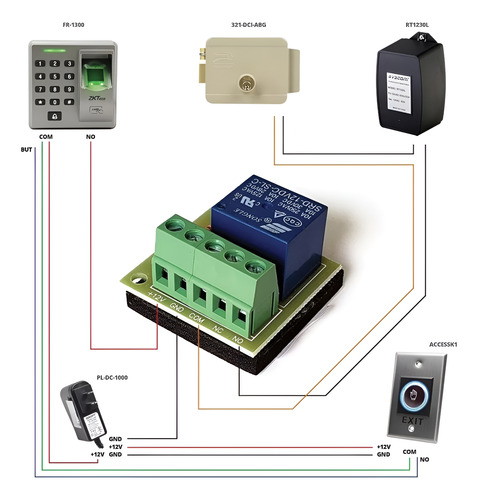 Módulo De Relevador Prorelay Accesspro / Control De Accesos