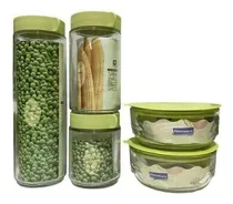 Comprar Set De 5 Frascos  Multifuncionales De Vidrio Para Hogar