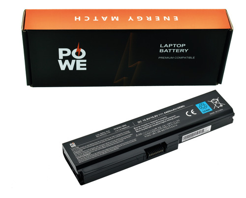 Powe Batería Toshiba Pa3817u L750 C660d-19x C660d-1en L645