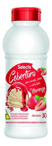 Cobertura Para Sorvete Sabor Morango 300g - Selecta