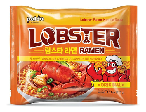 Ramen Coreano De Langosta 120g Paldo Lobster