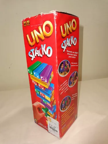 Jogo Uno Stacko da Mattel 45 Blocos - Mattel