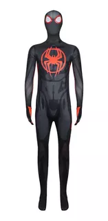 Traje Para Spiderman Miles Morales Cosplay Halloween