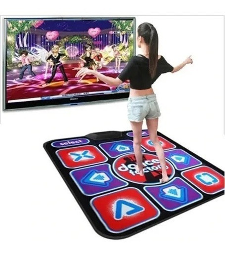 Imagen 2 de 3 de Alfombra De Baile 32 Bit 64 Juegos. Con Control Inalambrico