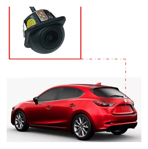 Cámara De Reversa / Líneas Inteligente Mazda 3 Hb