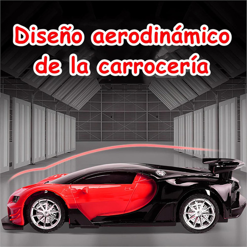 A 1:16 Luz Led Coche Rc Carro A Control Remoto Con 4 Canales