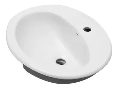 Lavatorio Baño Pileta Roca Modelo Capri 1 Agujero 51x44x20 P