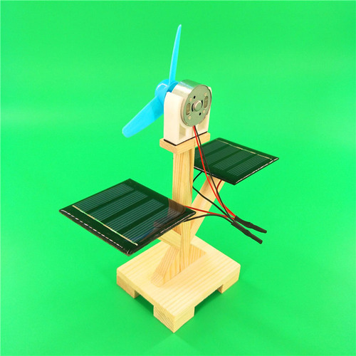 Kit De Maqueta De Ventilador Con Energía Solar Para Bricolaj