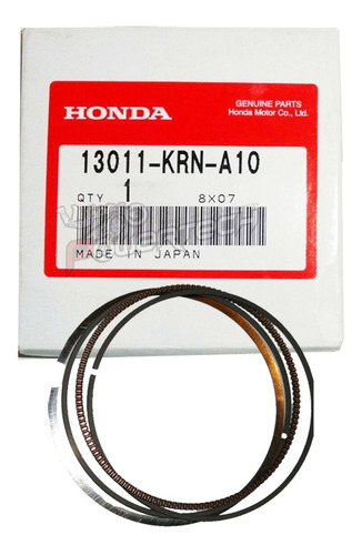 Juego De Aros Piston Honda Crf 250 08 - 09 Originales Honda - Powertech Motos