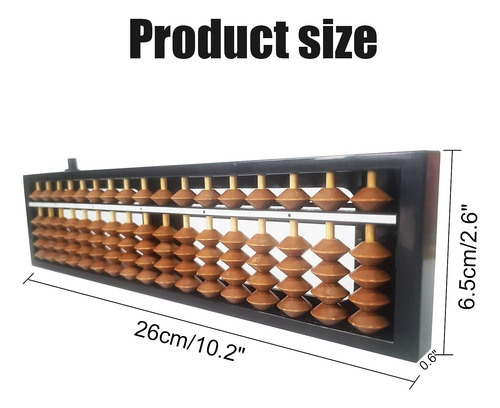 Vaupan Digit Estándar Abacus Soroban Professional 17 Columna