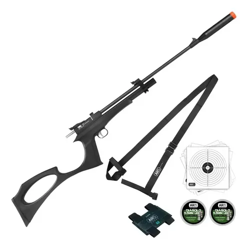 Carabina Hibrida 5.5 Pcp Tag Air Viper Xl 200bar Bandoleira