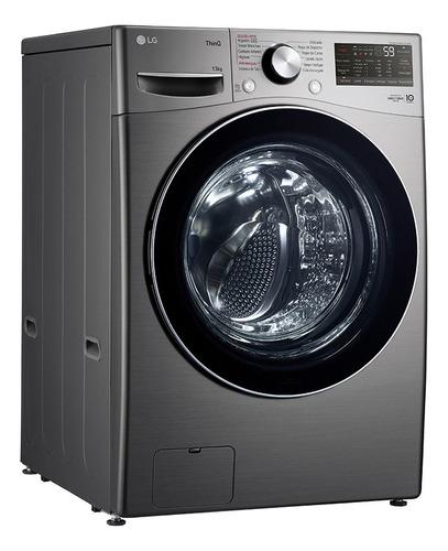 Lavarropas LG 13kg. Inverter Direct Drive Wm13egs6 Silver Color Stone Silver