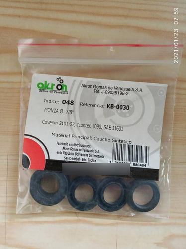 Kit De Gomas Reparación Bomba De Frenos Monza Ø  7/8 