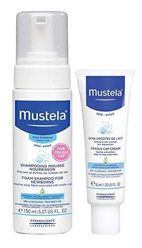 Mustela Costra Láctea Bundle, Champú Para Bebés Natural Y Co