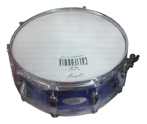Tarola California14 Casco Triple.aro Metal/plat/azul/guinda