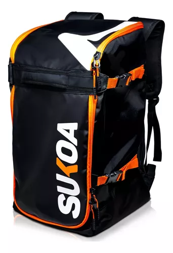 MoopGou Bolsa para botas de esquí, mochila de viaje impermeable de 50 L  para botas de esquí, casco de esquí, gafas, guantes, ropa y accesorios de