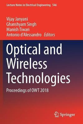 Libro Optical And Wireless Technologies : Proceedings Of ...