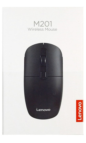 Mouse Lenovo M201 Inalambrico Gris Mas Bateria Incluida Color Negro
