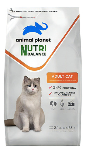 Animal Planet Nutri Balance Alimento Gato Adulto 2,1 Kg