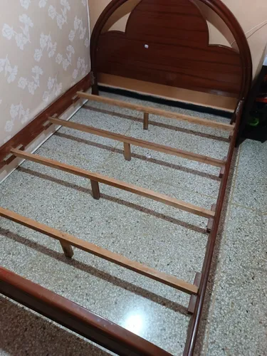 Cama Matrimonial, Madera Caoba (Usado)