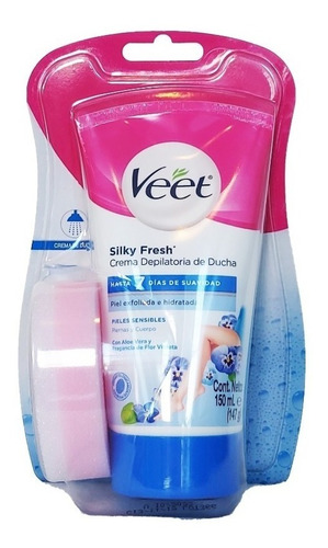 Veet Crema De Ducha Depilatoria Silky Fresh 150 Ml