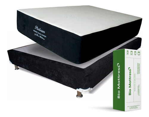 Colchon Con Box Bio Mattress King Size Platinum Memory Foam 