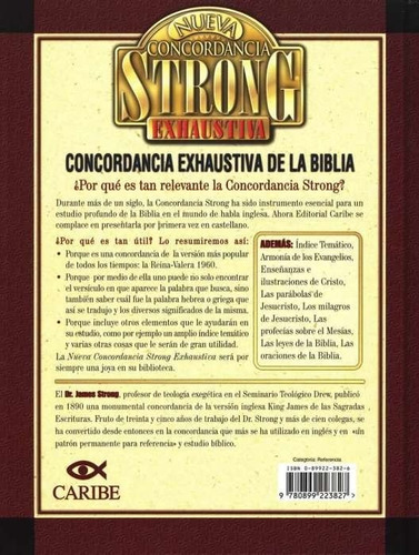 Nueva Concordancia Strong Exhaustiva De La Biblia®