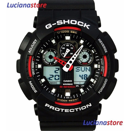 Reloj Casio G-shock Ga-100-1a4 -100% Original Y Nuevo - Ztr