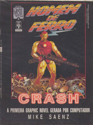 Graphic Novel Nº 6 Homem De Ferro 1988 Editora Abril15 Reais
