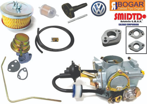 Adaptador Con Carburador C/sistema Vw Sedan 1.5 A 1.6 Vocho