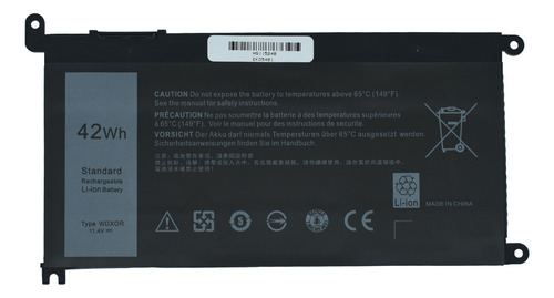 Bateria Para Inspirion 15 5567 5568 13 7368 5368 Wdx0r 42 Wh